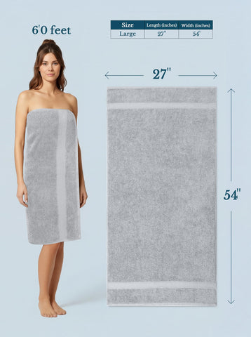 Utopia Towels folded stack on shelf showing neat storage and modern look
