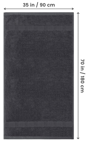 Utopia Towels folded stack highlighting neat fold and convenience