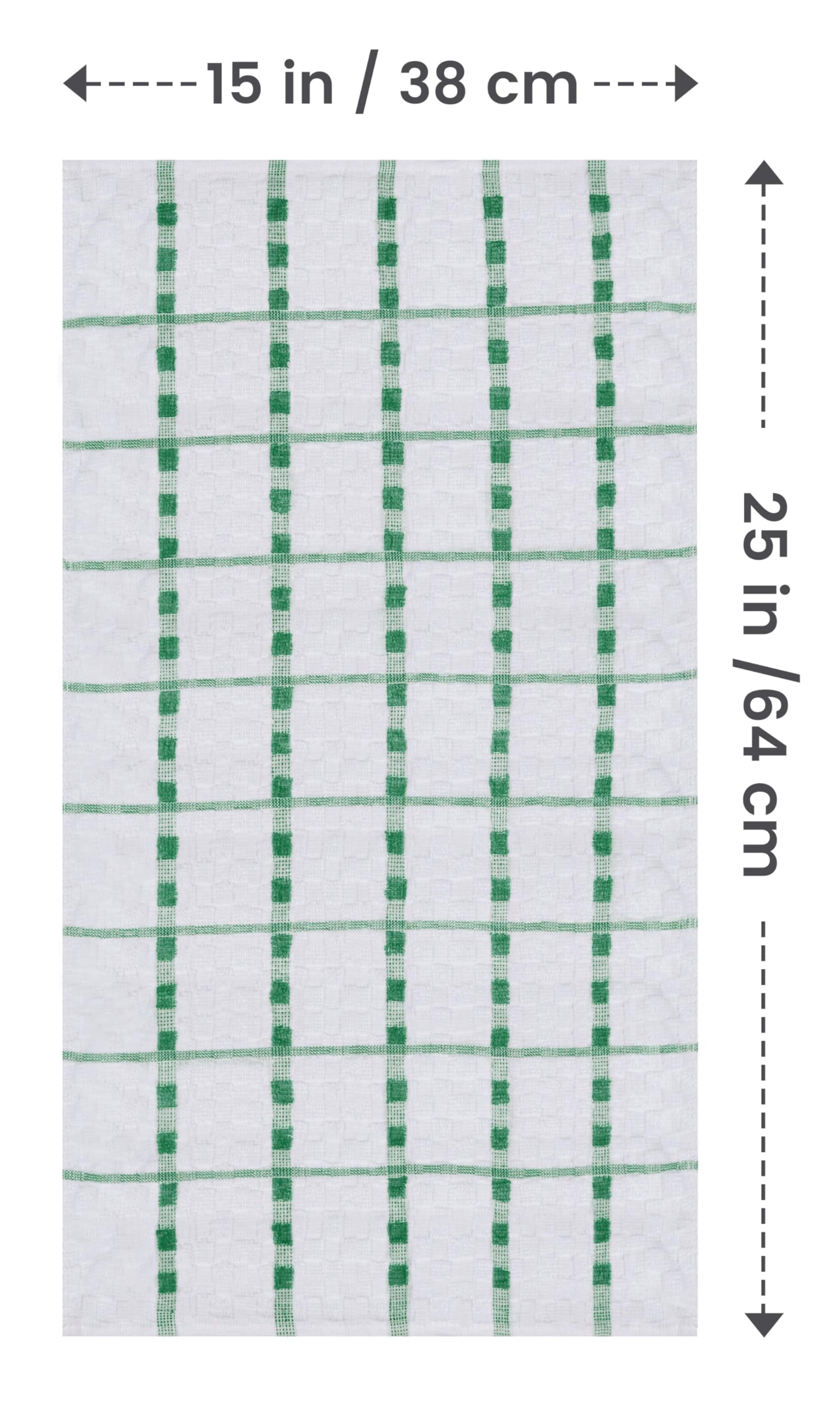 Utopia Towels folded stack highlighting dobby weave and neat storage benefit