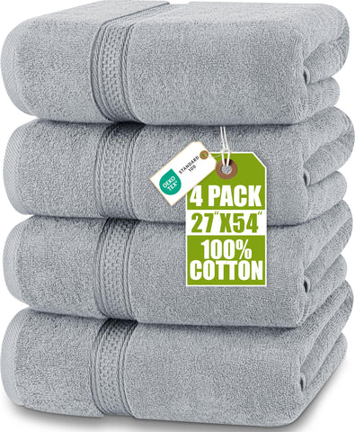 Utopia Towels front packaging showing cool grey set and neat presentation