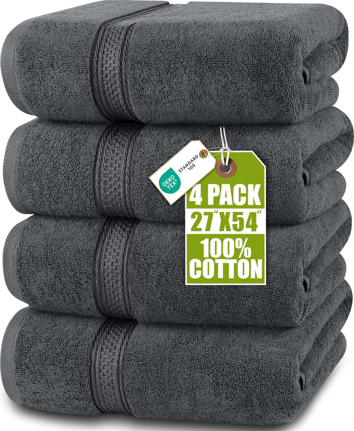 Utopia Towels front packaging showing grey set and value