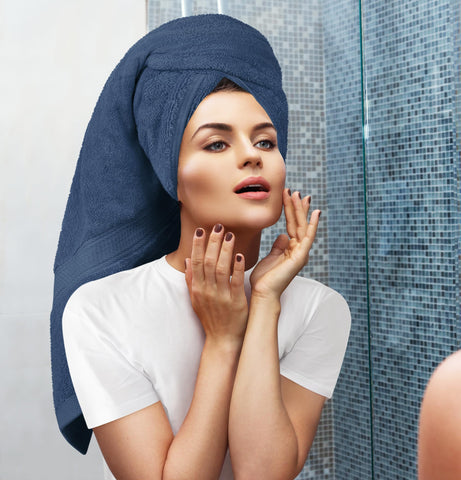 Utopia Towels hand towel by sink providing quick-dry convenience