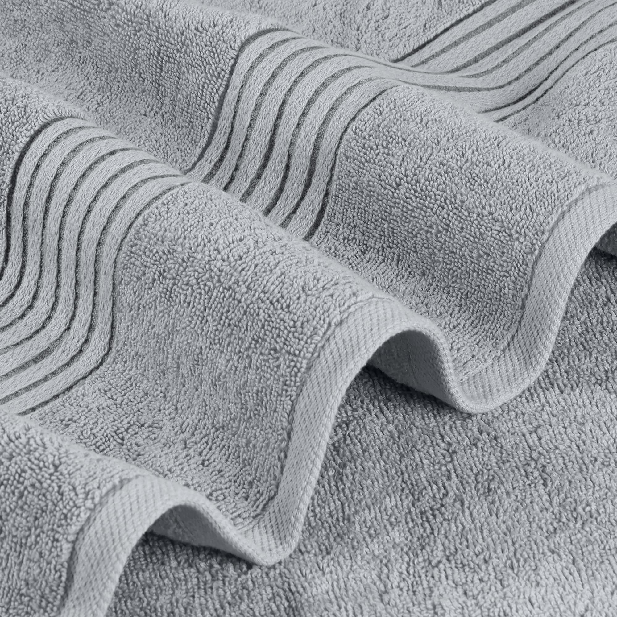 Utopia Towels being used to dry after shower demonstrating high absorbency