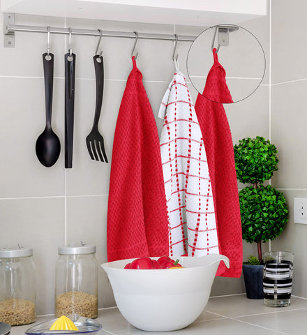 Utopia Towels care label and material tag highlighting ring-spun cotton