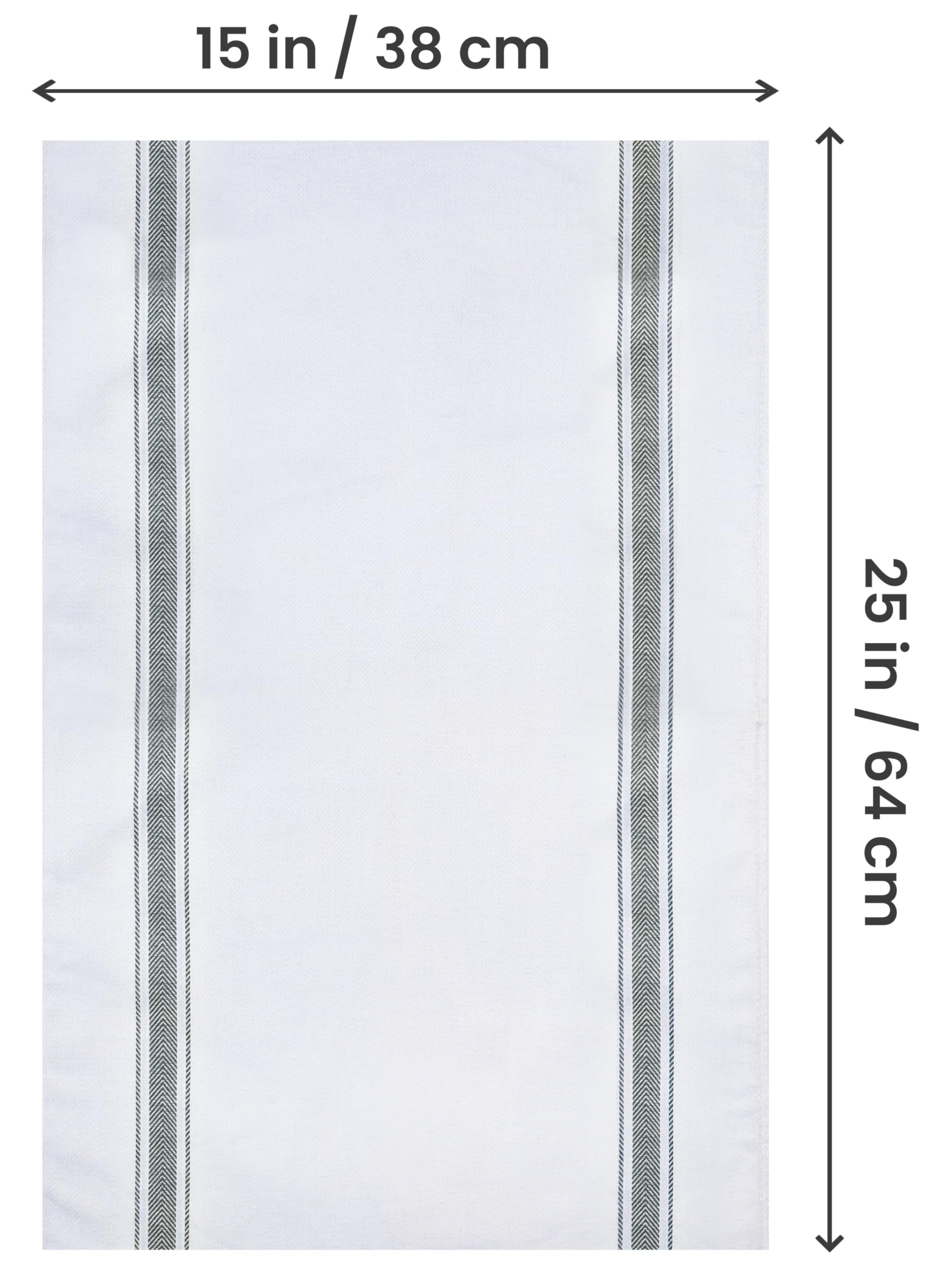 Utopia Towels label and edge stitching detail illustrating construction quality