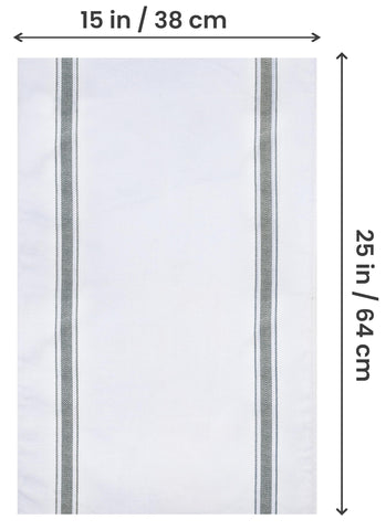 Utopia Towels label and edge stitching detail illustrating construction quality