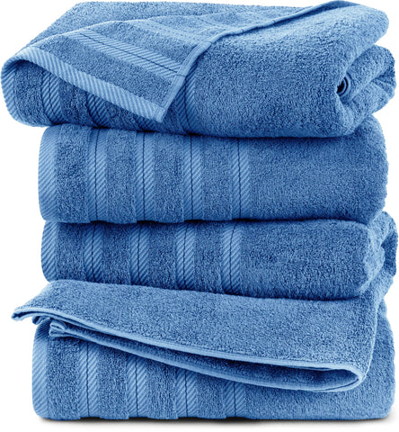 Utopia Towels bathroom shelf lifestyle showing stylish addition to decor benefit