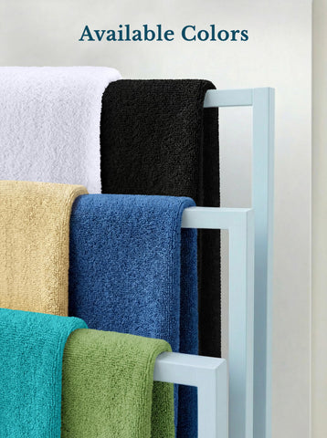 Utopia Towels styled in a spa setting communicating plush comfort and coordinated color