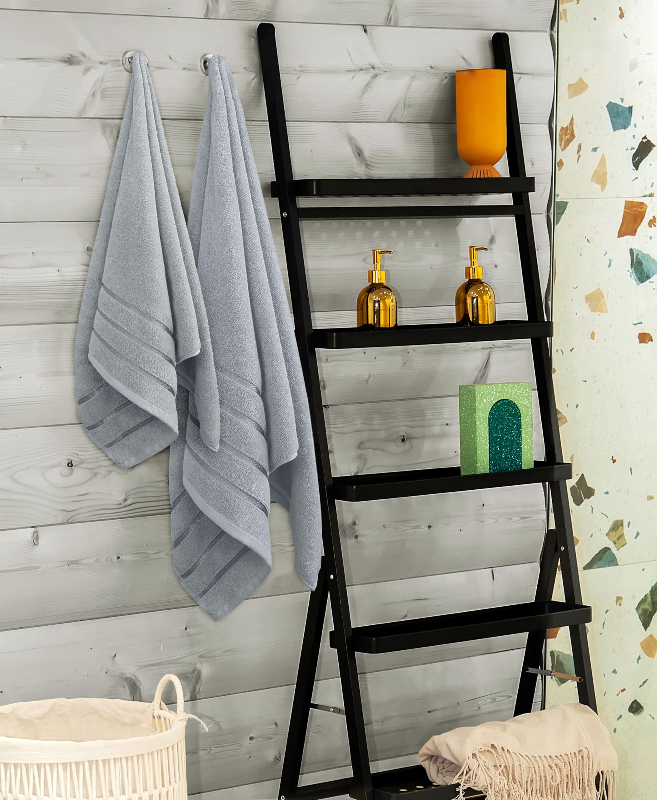 Utopia Towels in spa-like setting showing luxe atmosphere and guest-ready benefit