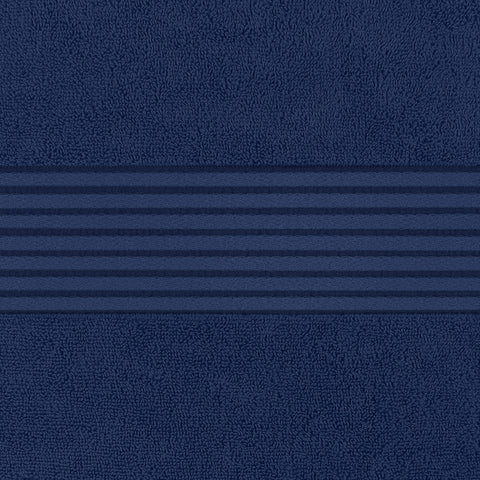 Utopia Towels packed in suitcase navy showing travel-ready absorbency