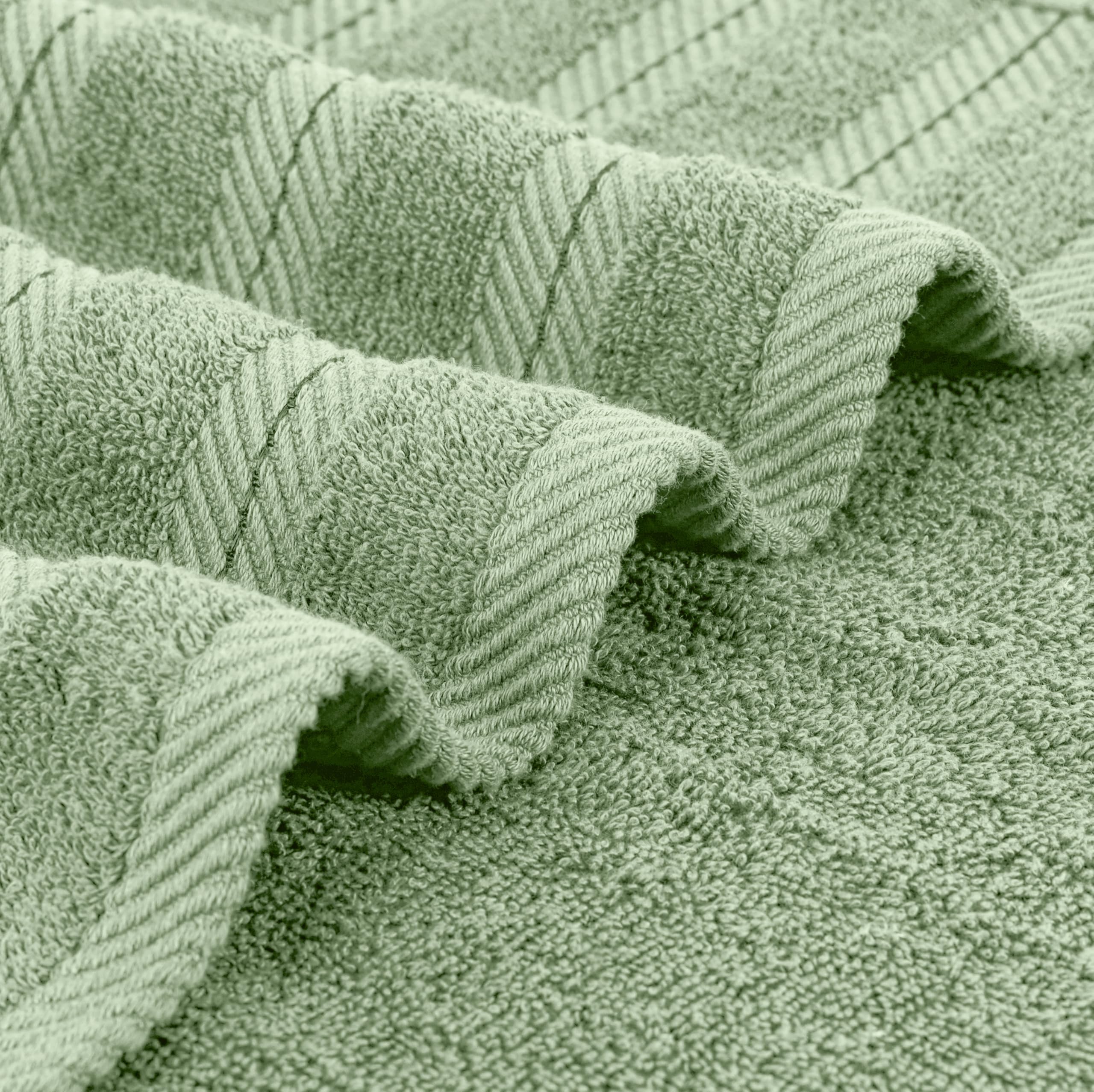Utopia Towels wrapped around person demonstrating full coverage comfort