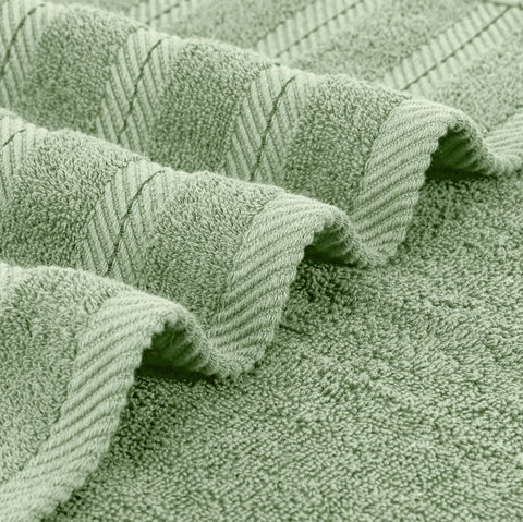 Utopia Towels wrapped around person demonstrating full coverage comfort