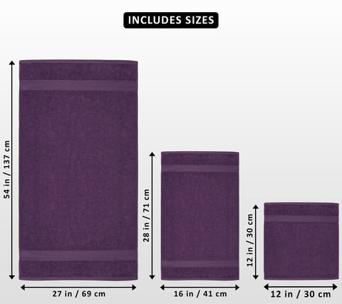 Utopia Towels folded set flat-lay displaying neat stack and color appeal