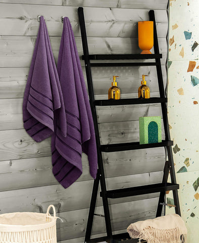 Utopia Towels packaging and label image showing brand tag and care instruction label for buyers