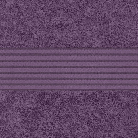 Utopia Towels plum two-pack packaging image showing set and presentation