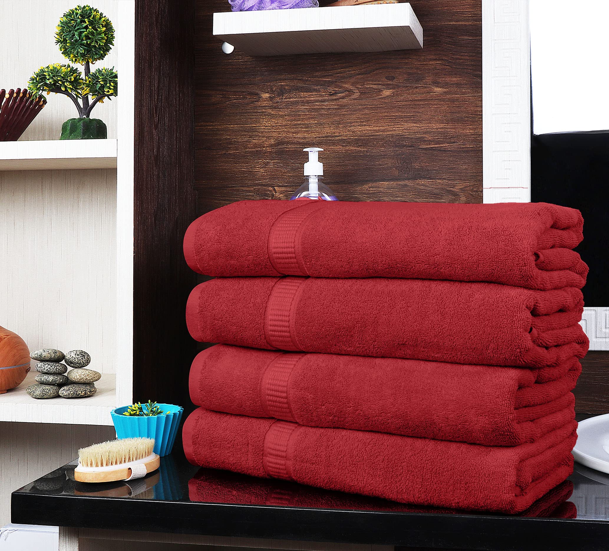 Utopia Towels laid poolside absorbing water quickly after swim