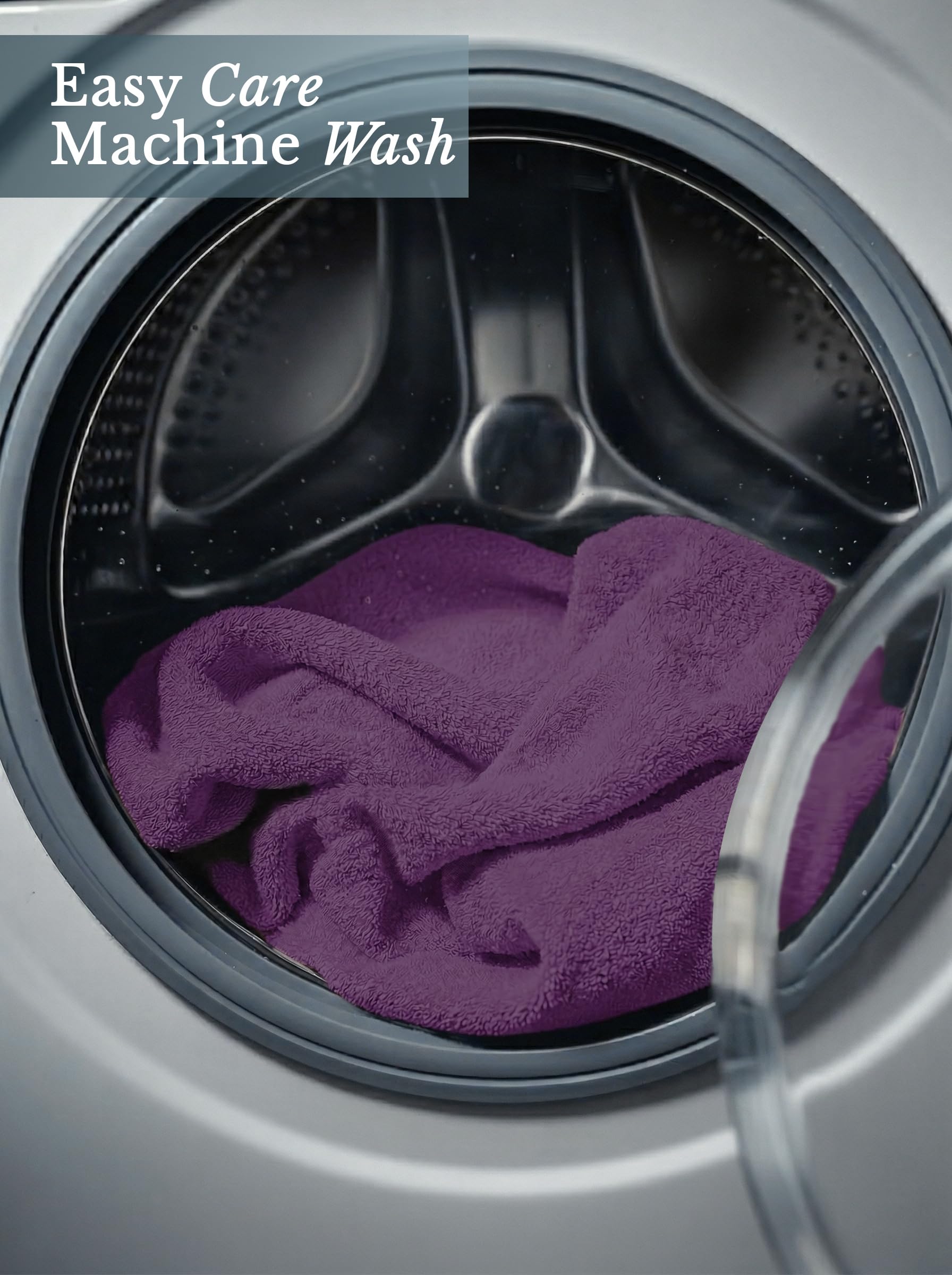 Utopia Towels styled poolside in plum showing versatile outdoor and spa use