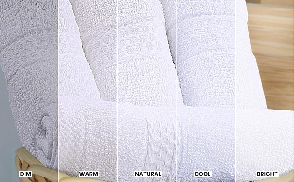 Utopia Towels size comparison on chair showing scale for everyday use