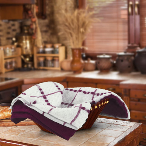 Utopia Towels beside plate for clear 15x25 inch scale
