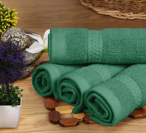 Utopia Towels size comparison with bottle showing true towel dimensions