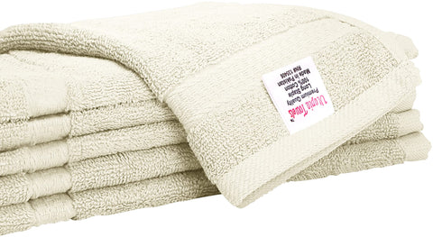 Utopia Towels cloth soaking up water to show quick absorbency and practical performance