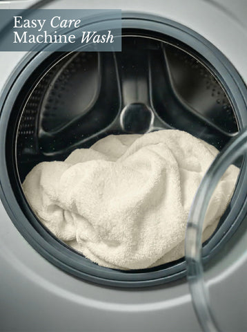 Utopia Towels hand pressing fabric showing plush texture benefit