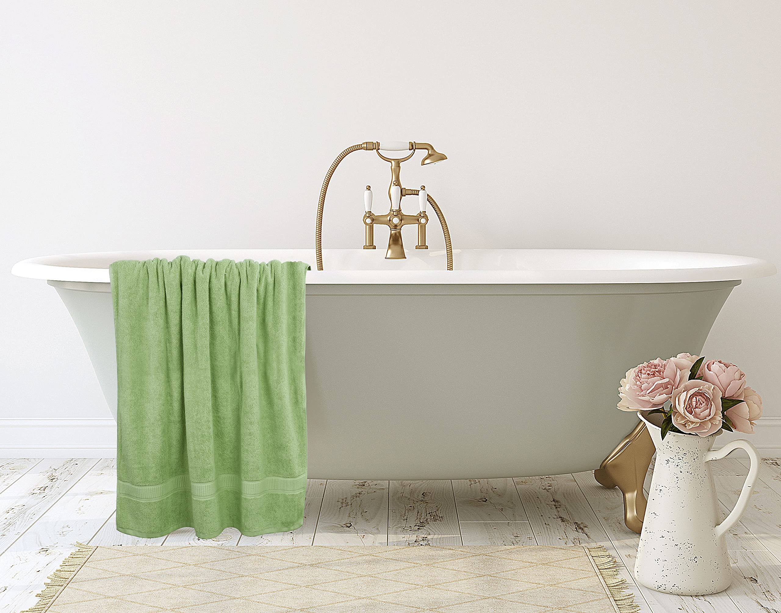 Utopia Towels packed in travel bag showing lightweight portability and convenience