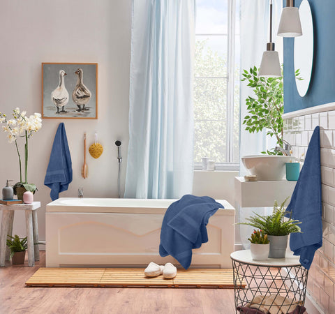 Utopia Towels stacked washcloths showing soft gentle face care
