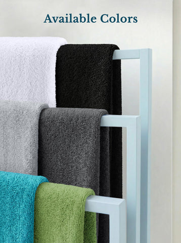 Utopia Towels ready for laundry in machine indicating easy care routine