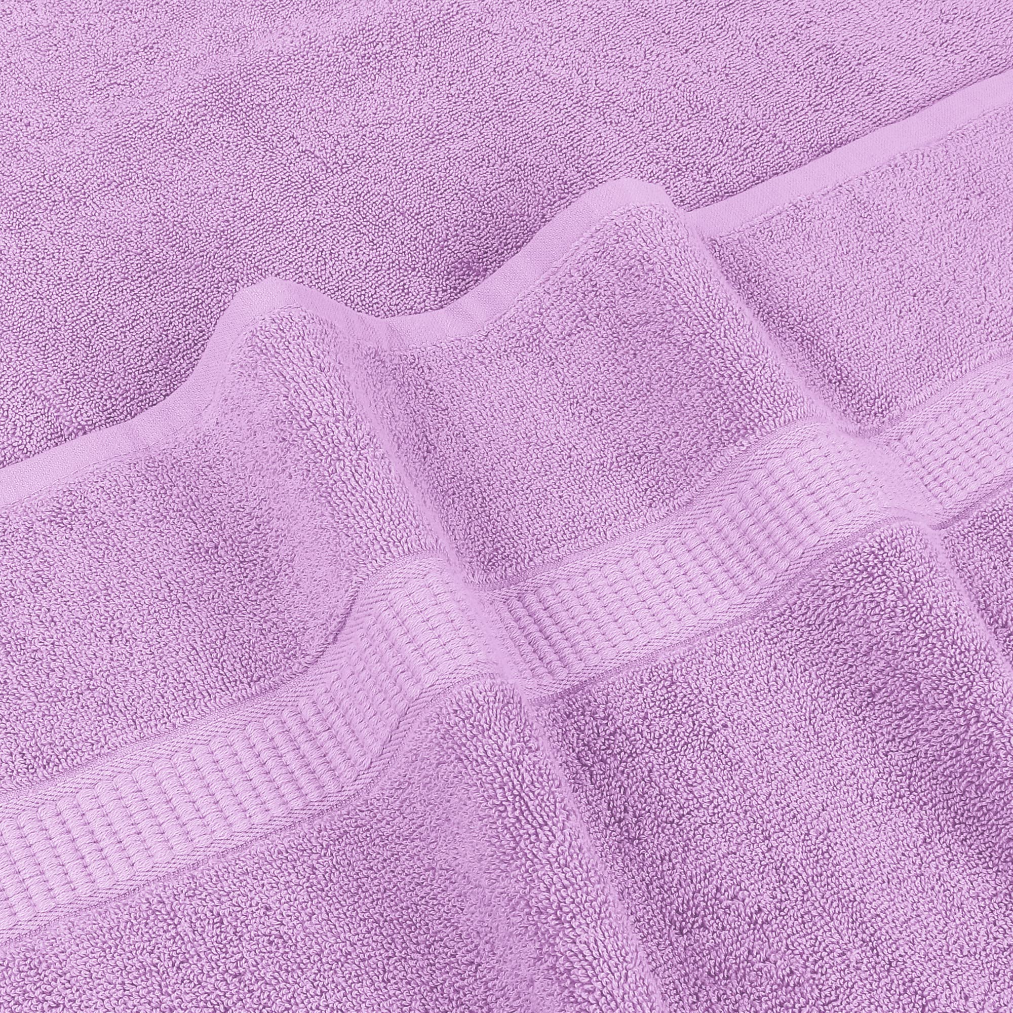 Utopia Towels wrapped around a person after shower, demonstrating full coverage benefit