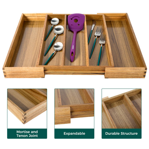 Utoplike acacia used in bedroom drawer holding jewelry showing multiroom versatility benefit