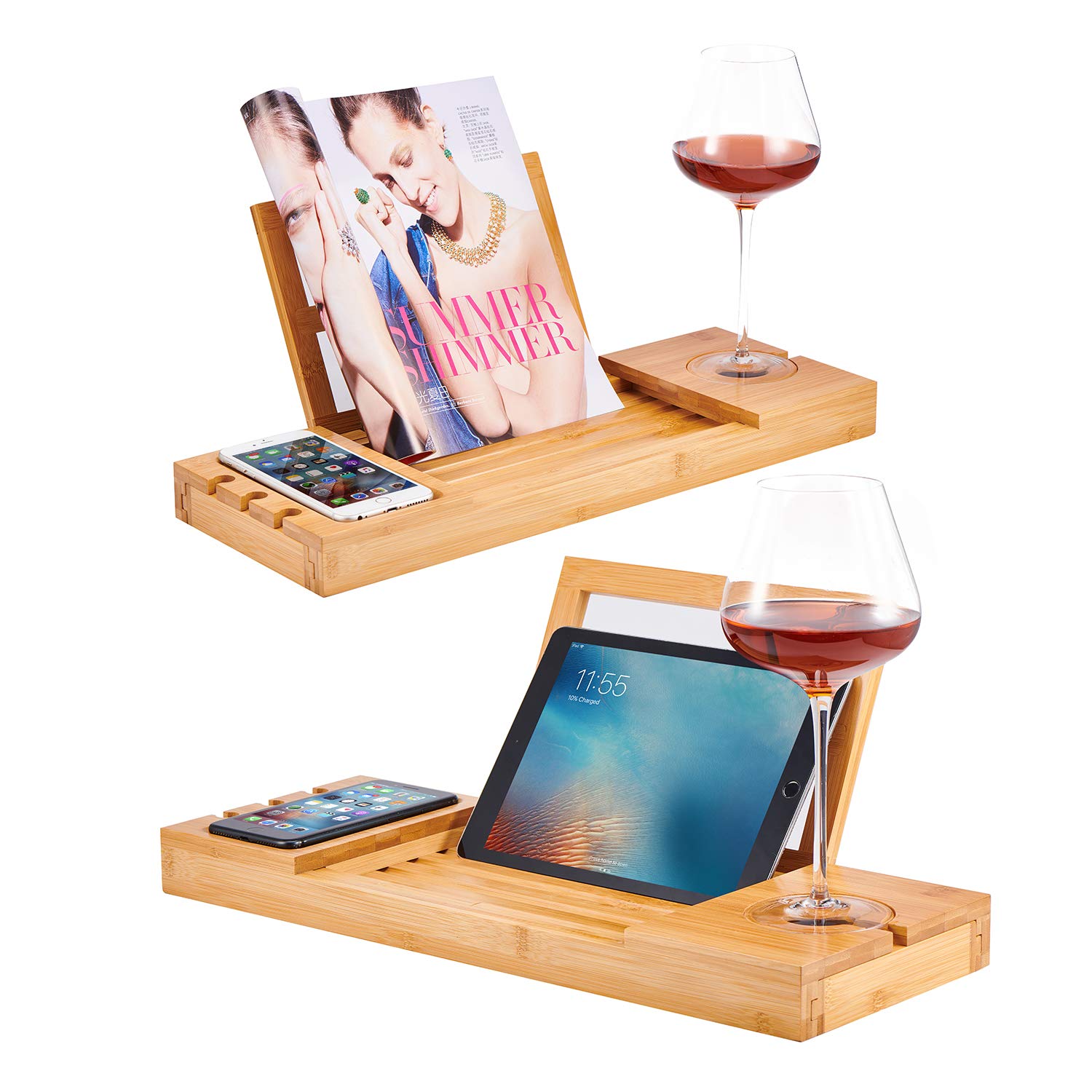 Utoplike bamboo product packaging with care card and assembly parts for easy setup