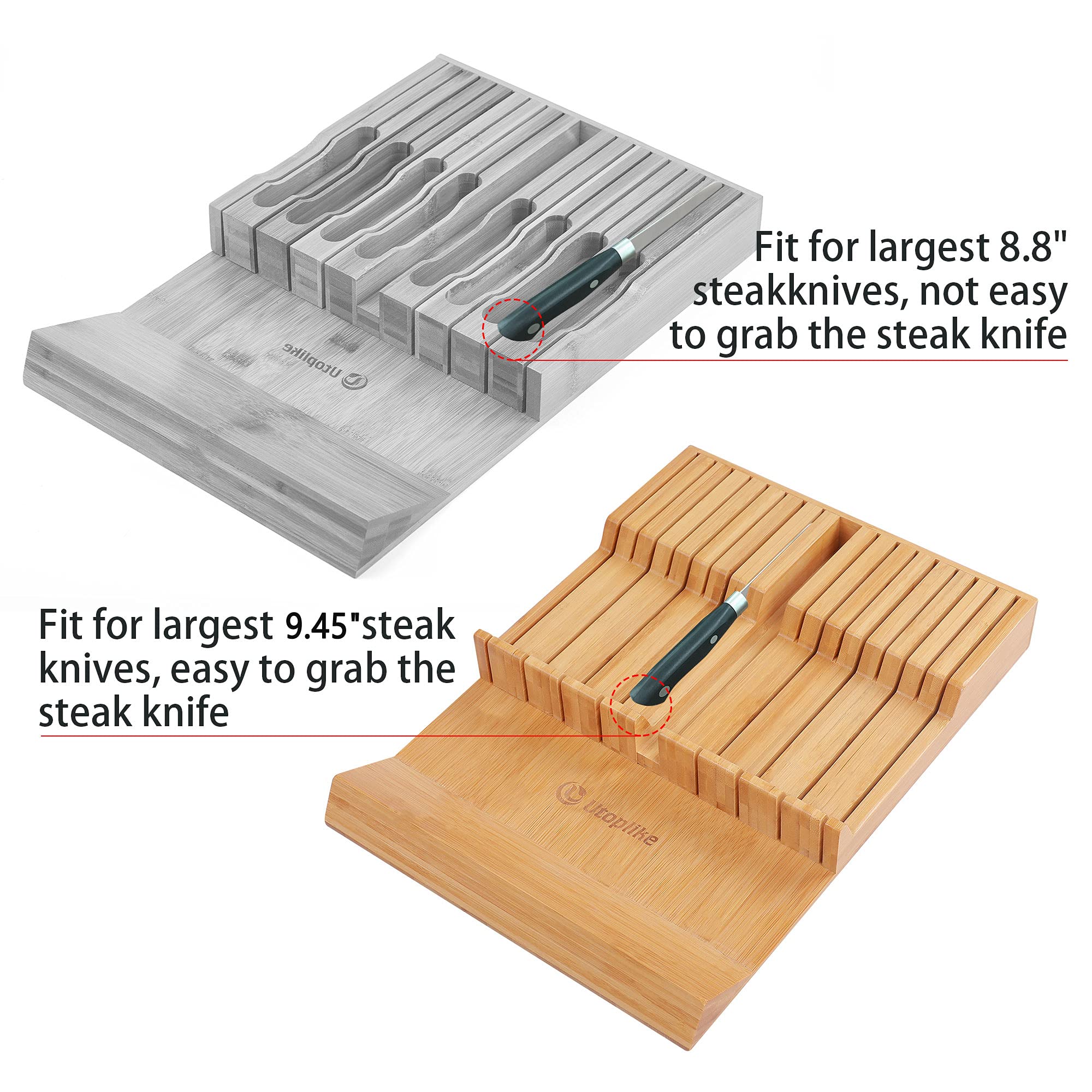 Utoplike organizer in a modern kitchen illustrating countertop clearance benefit