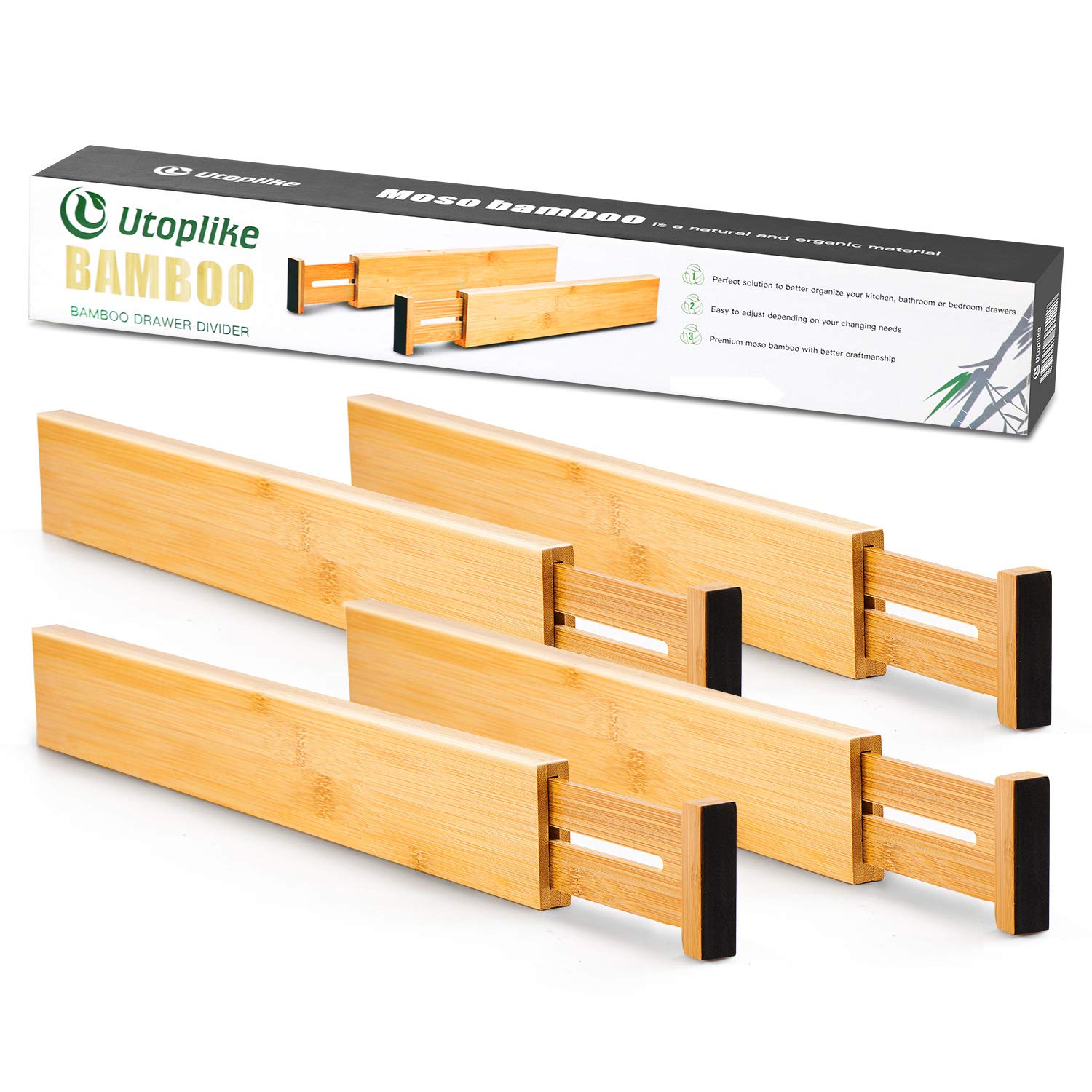 Utoplike in dresser drawer separating folded clothes neatly