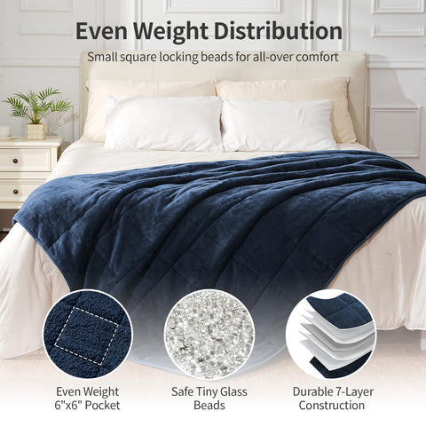 Uttermara folded blanket beside ruler showing compact scale for storage