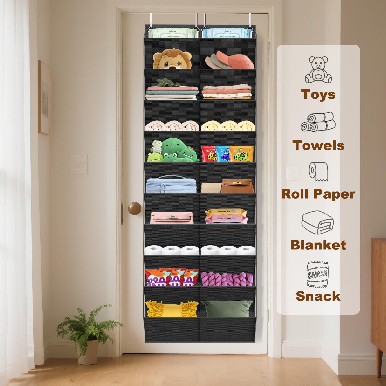 UVIAHOMI installed in an entryway showing tidy storage and clutter reduction benefits