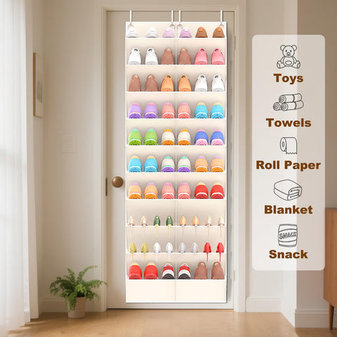 UVIAHOMI organizer used for towels and hats to demonstrate versatile storage