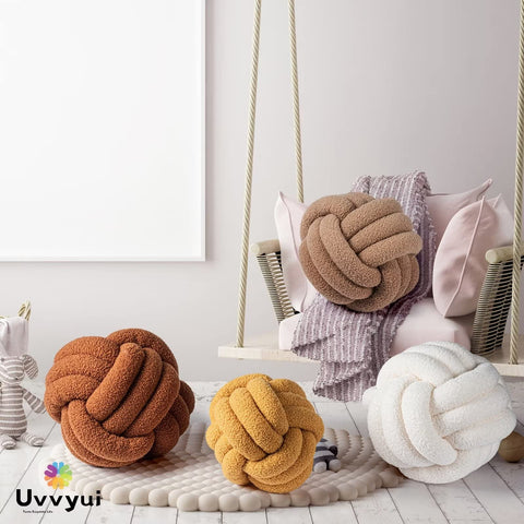 Uvvyui pillow in bedroom lifestyle setting enhancing layered design