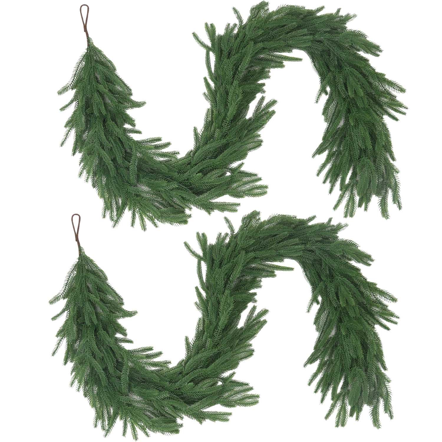 UWIOFF compressed garlands in shipping packaging showing easy unpacking benefit