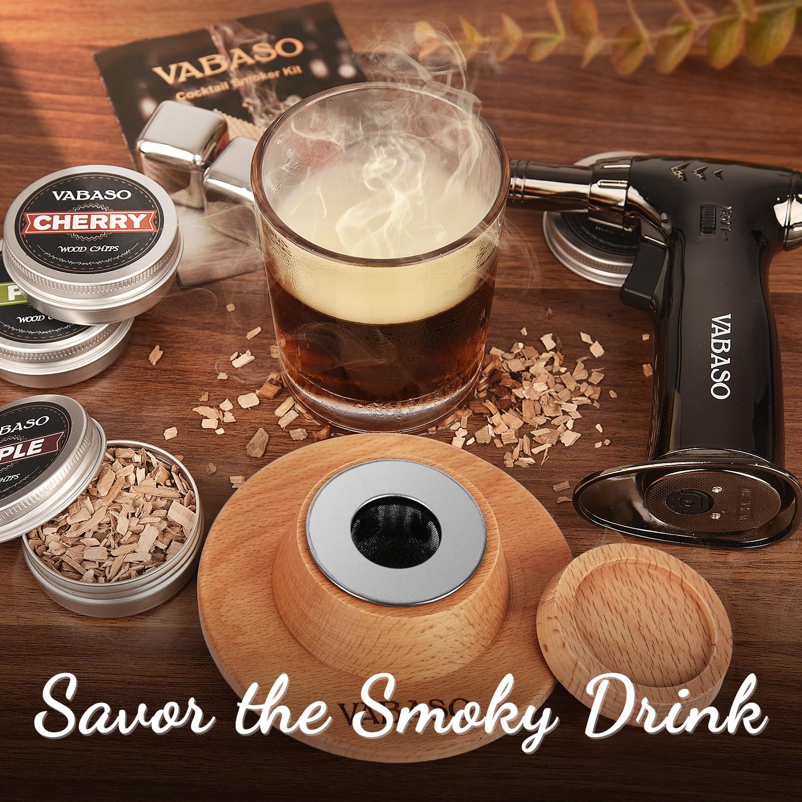 Vabaso triple-flame torch detailed view for quick ignition and control