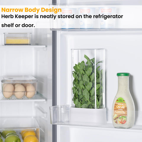 vacane side opening detail demonstrating wide access for quick herb removal benefit
