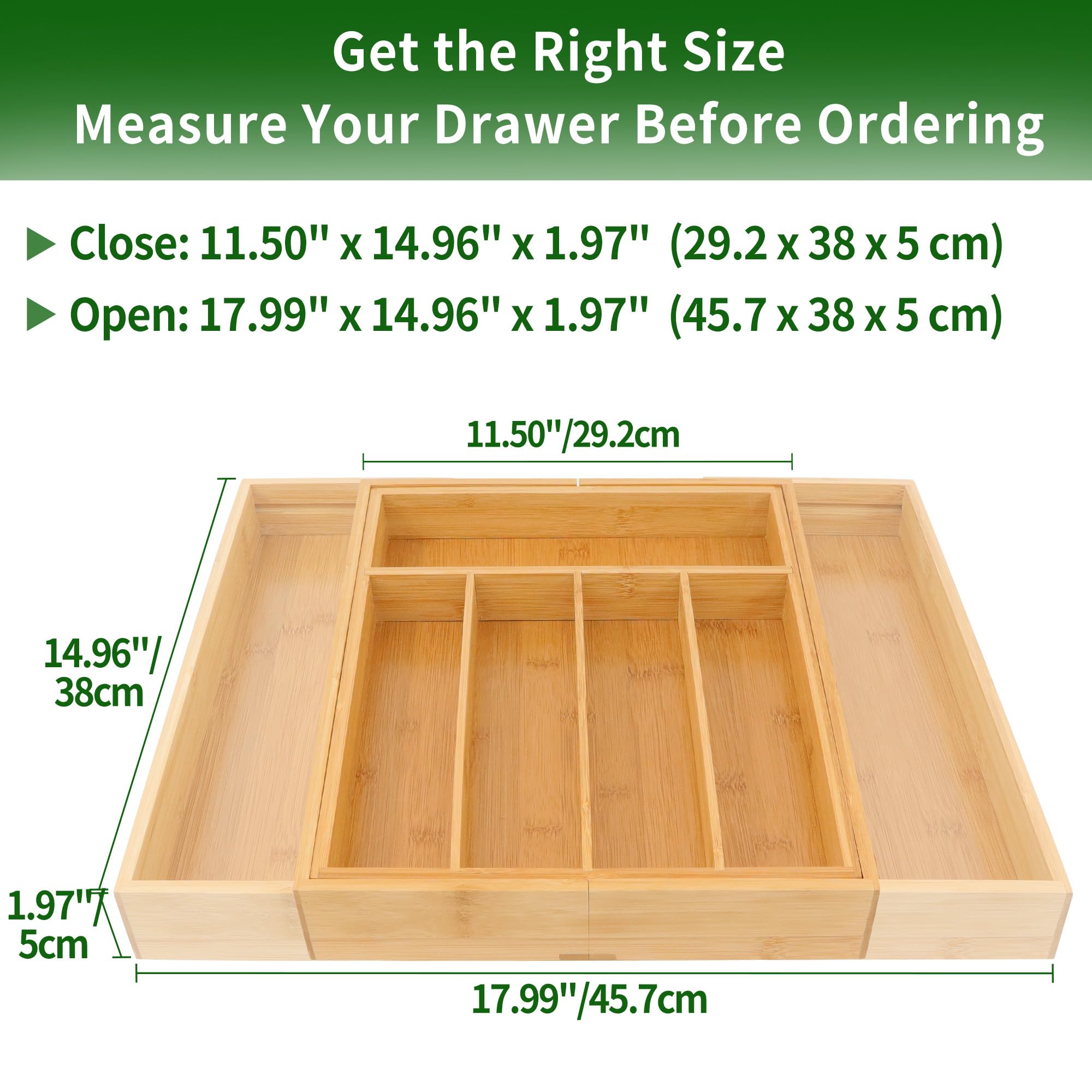VaeFae organizer interior compartments keeping utensils separated