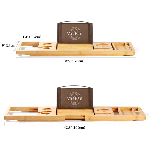 VaeFae wine glass slot detail securing a drink to prevent spills while bathing