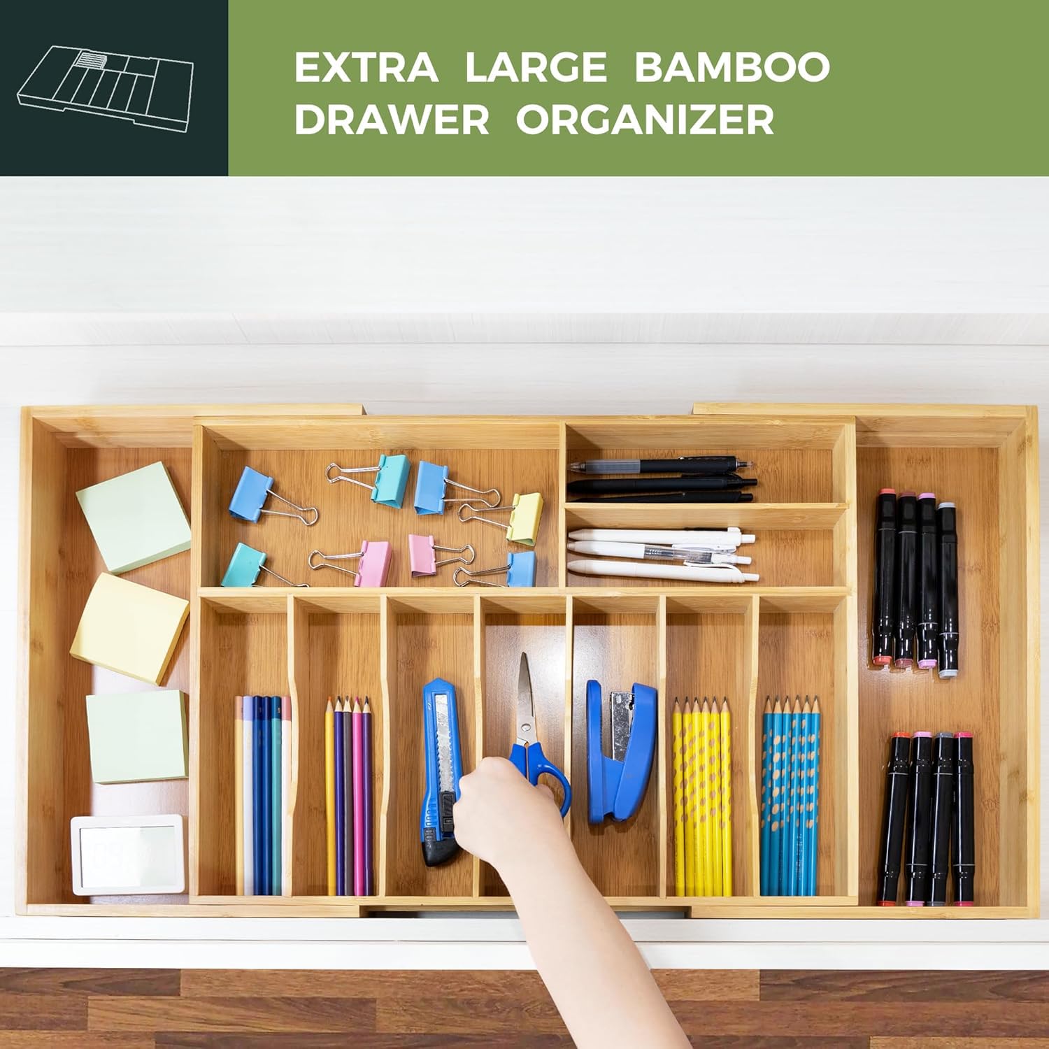 VaeFae removable knife block detail showing safe blade storage advantage