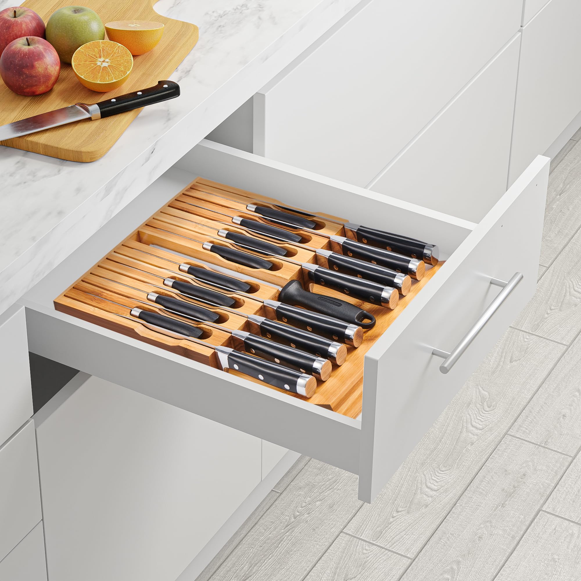 VaeFae dedicated sharpener slot protecting edges and organizing tools