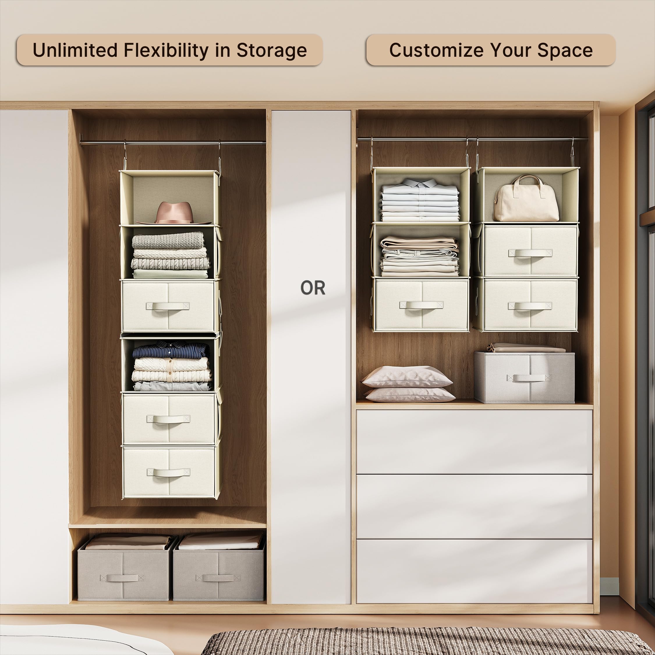 Vailando drawers closed detail emphasizing concealed storage and tidy look