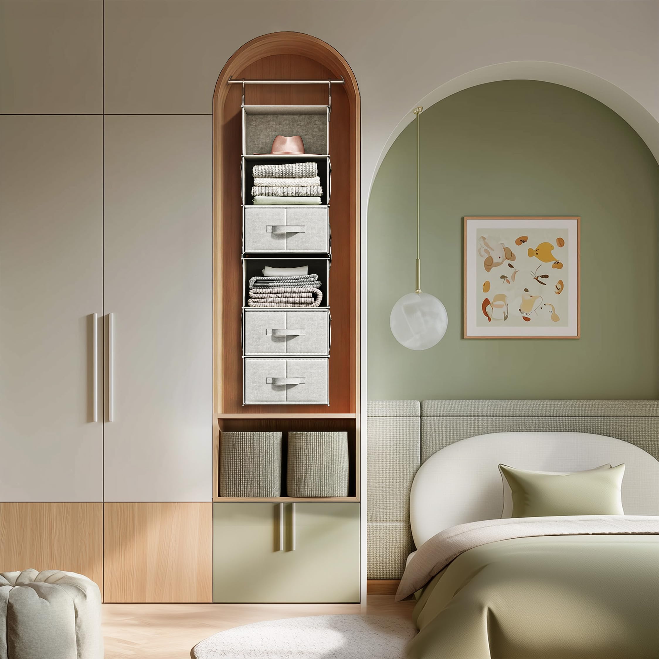 Vailando shelf pp board cutaway illustrating reinforced support to prevent sagging