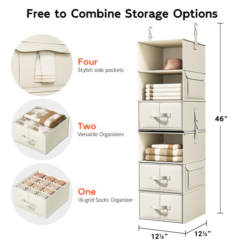 Vailando side pockets filled with accessories adding fast-access convenience