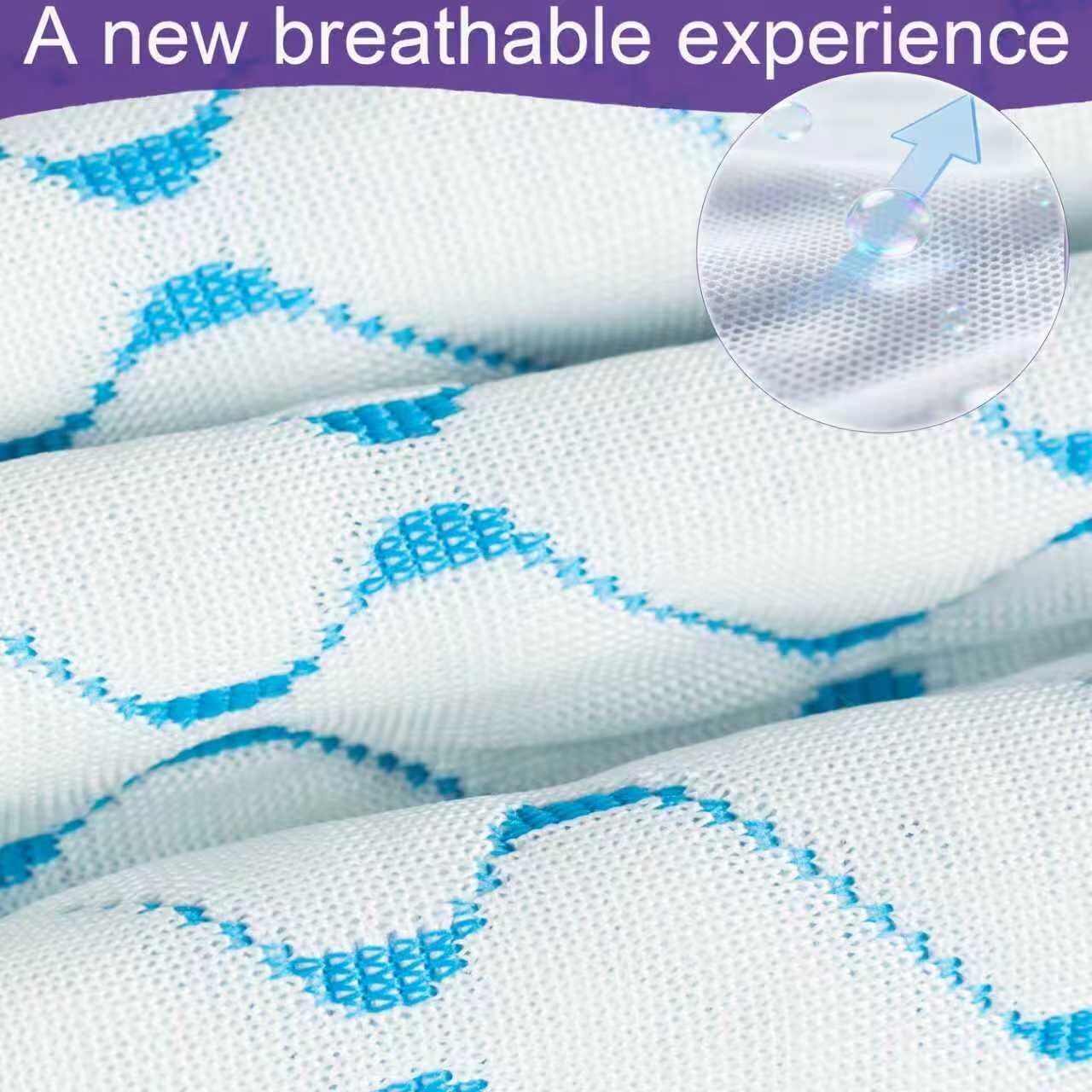 VAINOC cool ice-silky fabric detail offering breathable, cool touch