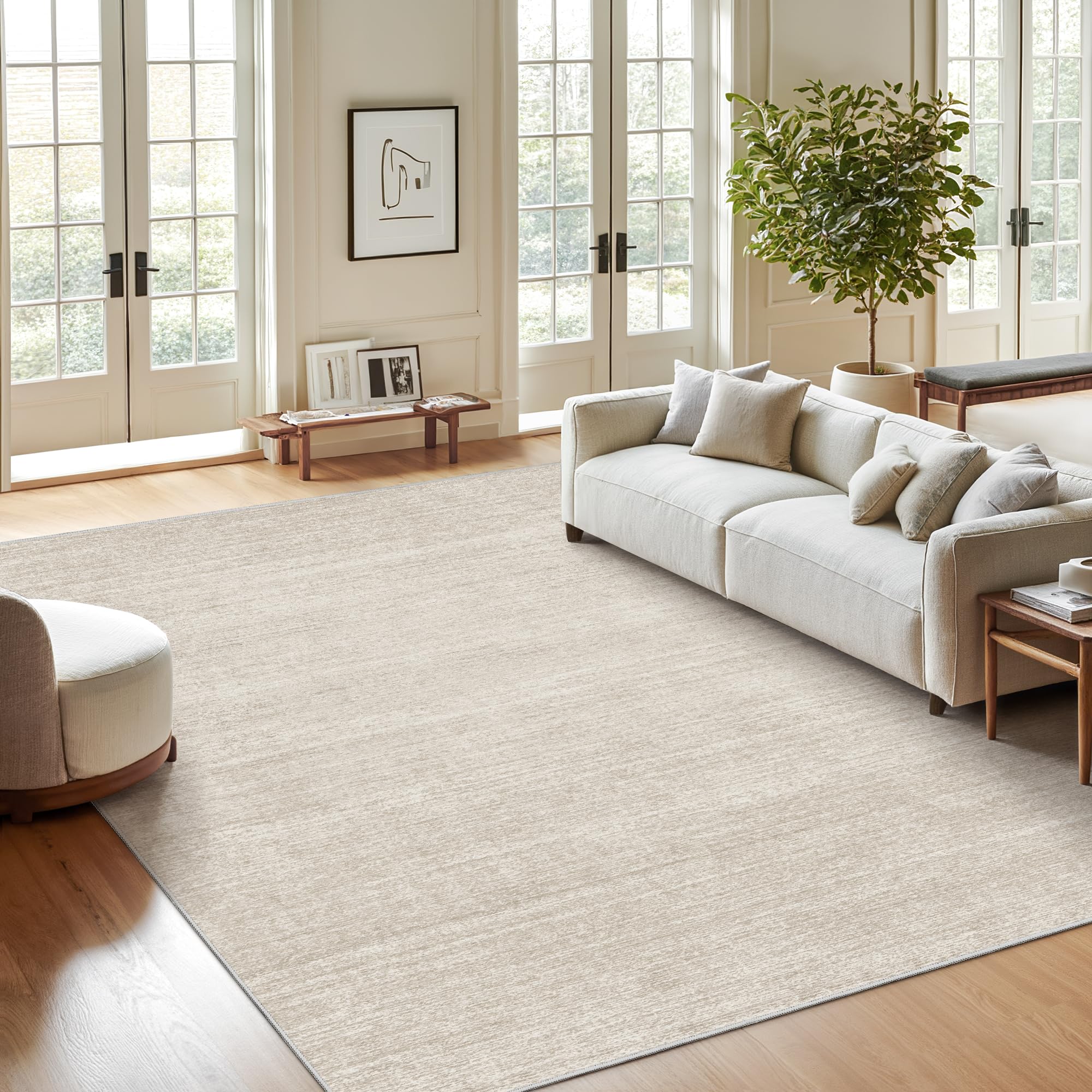 Valenrug TPR backing detail showing anti-slip grip on hard floors